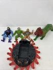 4 Vintage He-Man Masters of the Universe MOTU Figures & Vehicle Lot