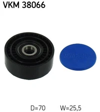 VKM 38066 SKF Idler/Guide Pulley, V-ribbed Belt for Mercedes-Benz