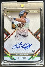 2021 Triple Threads Alex Kirilloff Auto RC #/199 Twins Rookie
