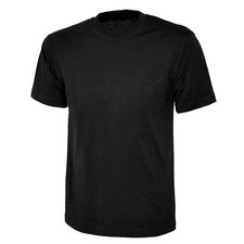 Womens Plain T Shirts Short Sleeve Ladies T-shirt Cotton Stretch Round Neck Tops