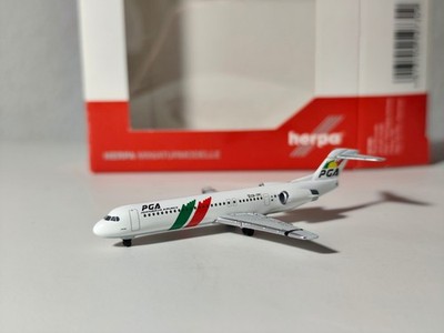 Herpa Wings PGA Portugalia Airlines Fokker 100 CS-TPC 527309 1:500