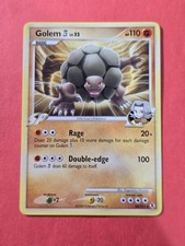 2009 Pokemon Platinum Rising Rivals #23 Golem 4, Rare, NF/H, cd2