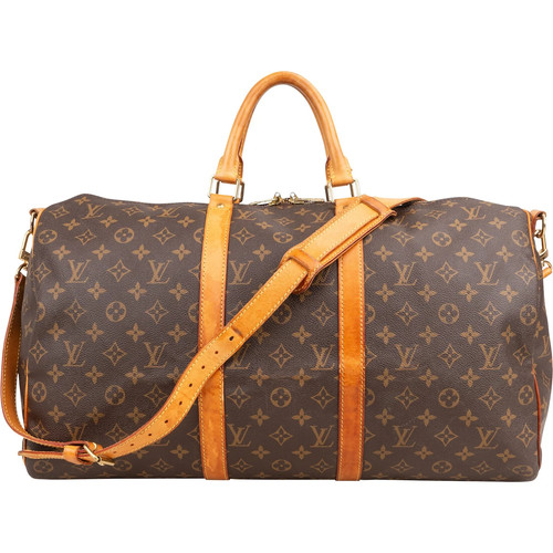 Louis Vuitton Monogram  Keepall 50 Bandoulière Travel Bag    Tasche