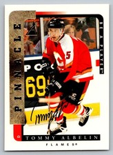 1996 Pinnacle Be a Player Autographs Tommy Albelin 161