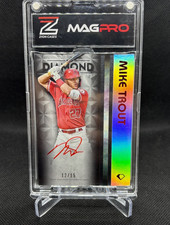 2023 Topps Diamond Icons - Mike Trout Red Ink Auto /15 Angels