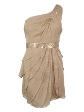 Adrianna Papell Women's Tiered Chiffon One Shoulder Dress