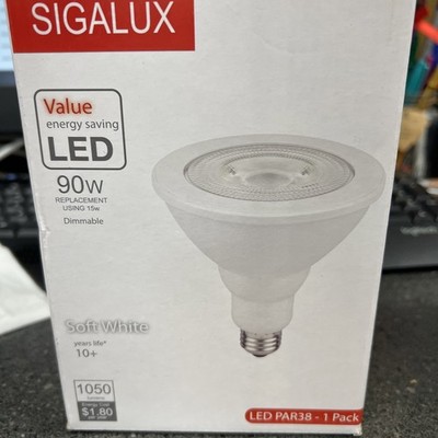 Siglux Led PAR 38 Dim 1050 Lumens 15W replaces 90w