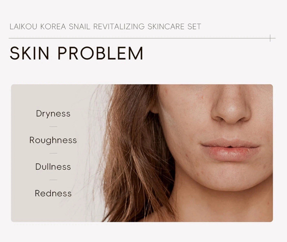 Korean Snail Essence Skin Care Kit,Skincare Gifts for Women,Include Gentle... 