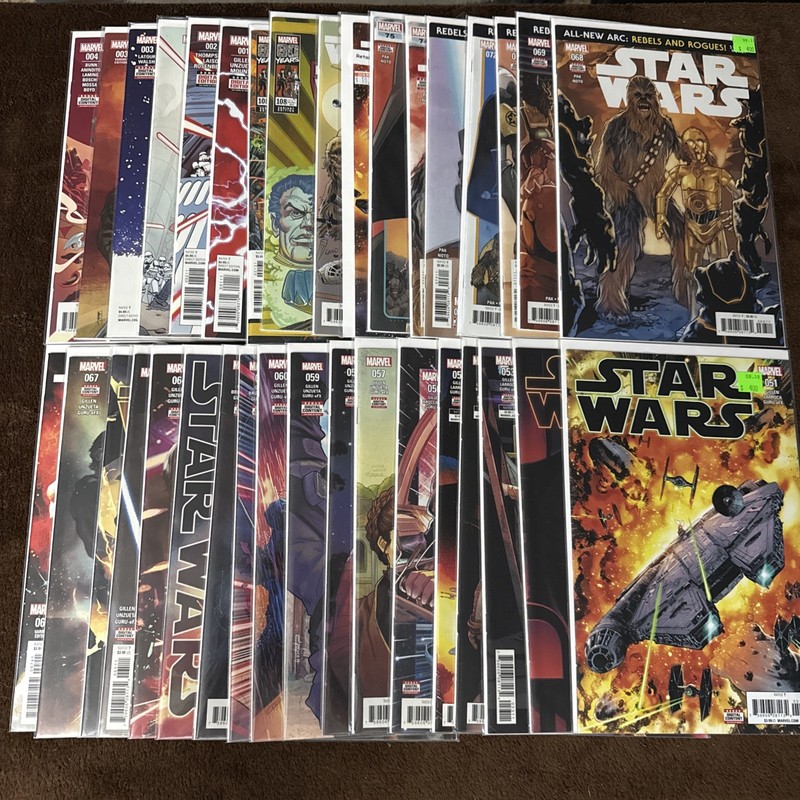 Marvel Star Wars 2015 51-69 71-75 108 Annuals 1-4 Multiple Variants Lot Of 35