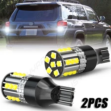 Pair 921 912 T15 W16W LED Backup Reverse Light 2400LM Super Bright White
