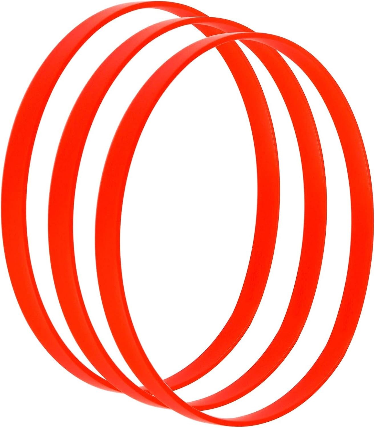Tires 6" Inch X 3/8" X.095" For 3-wheel 10" Orange