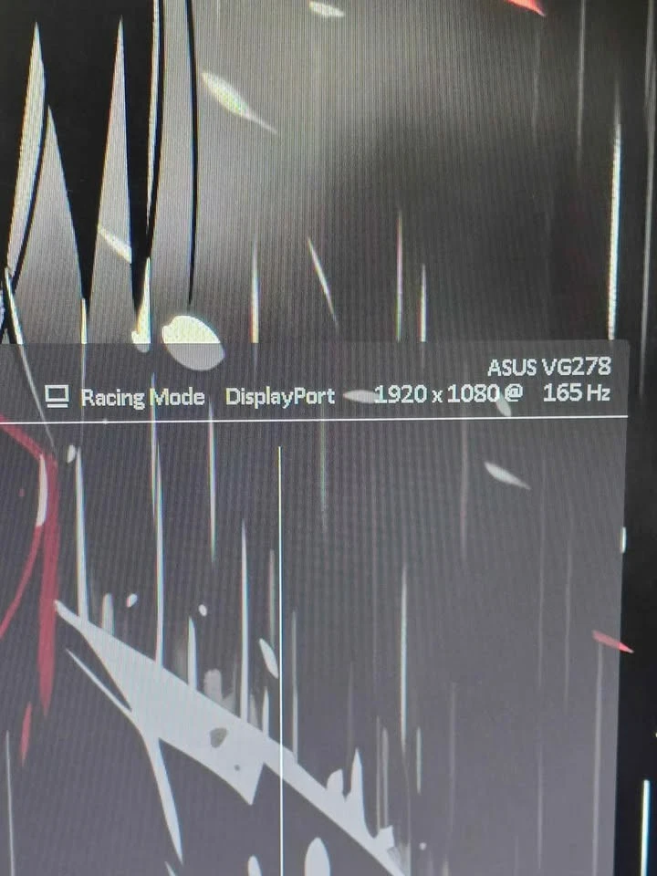 Asus VG278QR 27" Gaming Monitor 165Hz Pre-Owned Includes Box READ! - Image 3 of 3