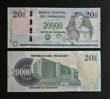 PARAGUAY (P.238C) 20000 GUARANIES 2017 UNC
