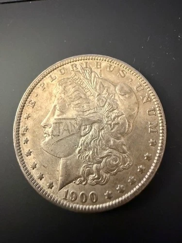 1900 MORGAN SILVER DOLLAR Phil Mint  SEE PICS GOOD COND Marks Found FREE SHIP!