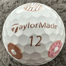 Taylormade TP5 Pix Donut Rare Logo Golf Ball One Doughnut Donuts