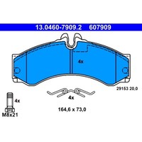 Bremsbelagsatz Scheibenbremse ATE 13.0460-7909.2 FüR Mercedes-Benz VW Sprinter