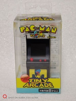 PAC MAN TINY ARCADE Pac Man Mini Arcade Spiel mit Joystick und Tasten