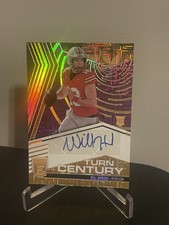 2025 Donruss Elite Will Howard Rookie Auto Turn Of The Century Purple Auto /15