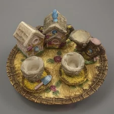 Popular Imports, Inc.-Resin Mini Tea Set- Bird House Theme 1997
