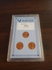 1955 P, D & S Lincoln Wheat Cent 3 Coin Set Bronze Pennies Uncirculated