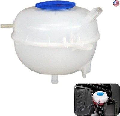 95B121407 Engine Coolant Reservoir Tank, Radiator Reservoir Tank with Cap &