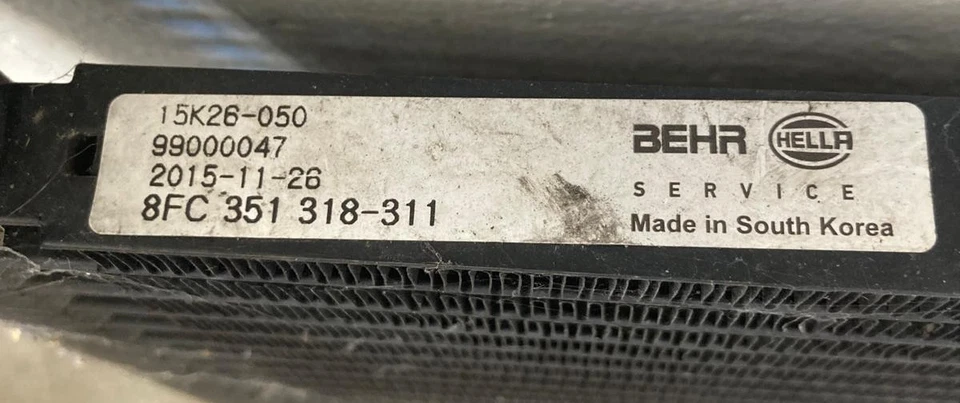 CONDENSATORE CLIMATIZATORE ARIA CONDIZIONATA JAGUAR X  TYPE Foto 3 de 3