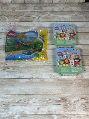 LEGO Minifigures Lot of 3 Sealed Mystery Blind Box Packs & Animal Crossing NIB