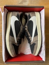 Sneakers Nike Air Jordan 1 Low OG SP x Travis Scott ( Mocha ) , Taille 42 
