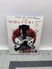 The Wolverine (Blu-ray DVD+Digital 2013) Marvel MCU Movie Hugh Jackman w/Slipcov