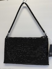 Simply Vera Vera Wang Zola Slouchy Black RhinestoneShoulder Bag Fancy dressy New