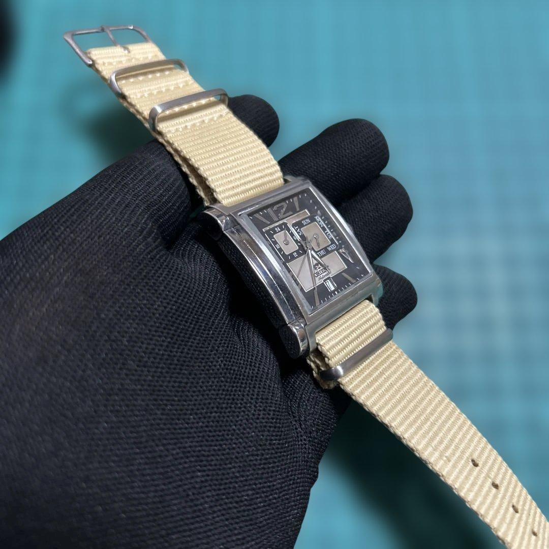 ORIENT Automatic Watch Square Black - image 5