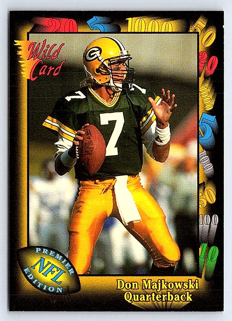 Don Majkowski 1991 Wild Card #117 Green Bay Packers