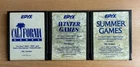 ATARI 2600 - California Games & Summer Games & Winter Games  ** FREE POST AUS **