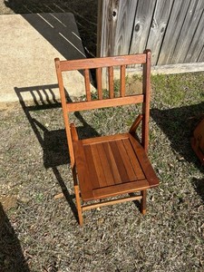 Frostbrand Antique Folding Chairs   Set of one up to 13  available.