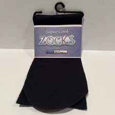 NWT Ovation Women's Zocks Riding Socks Size 9-11 Black Knee High Equestrian New