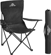 Lightweight Camping Chair with Cup Holder - Portable Folding Outdoor Use