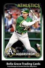 2024 Topps Series 1 Tyler Soderstrom #244 Oakland Athletics MLB Baseball 