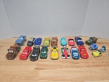 Disney Pixar Cars Diecast Lot of 20 Metal Toy Cars Lightening McQueen Mater