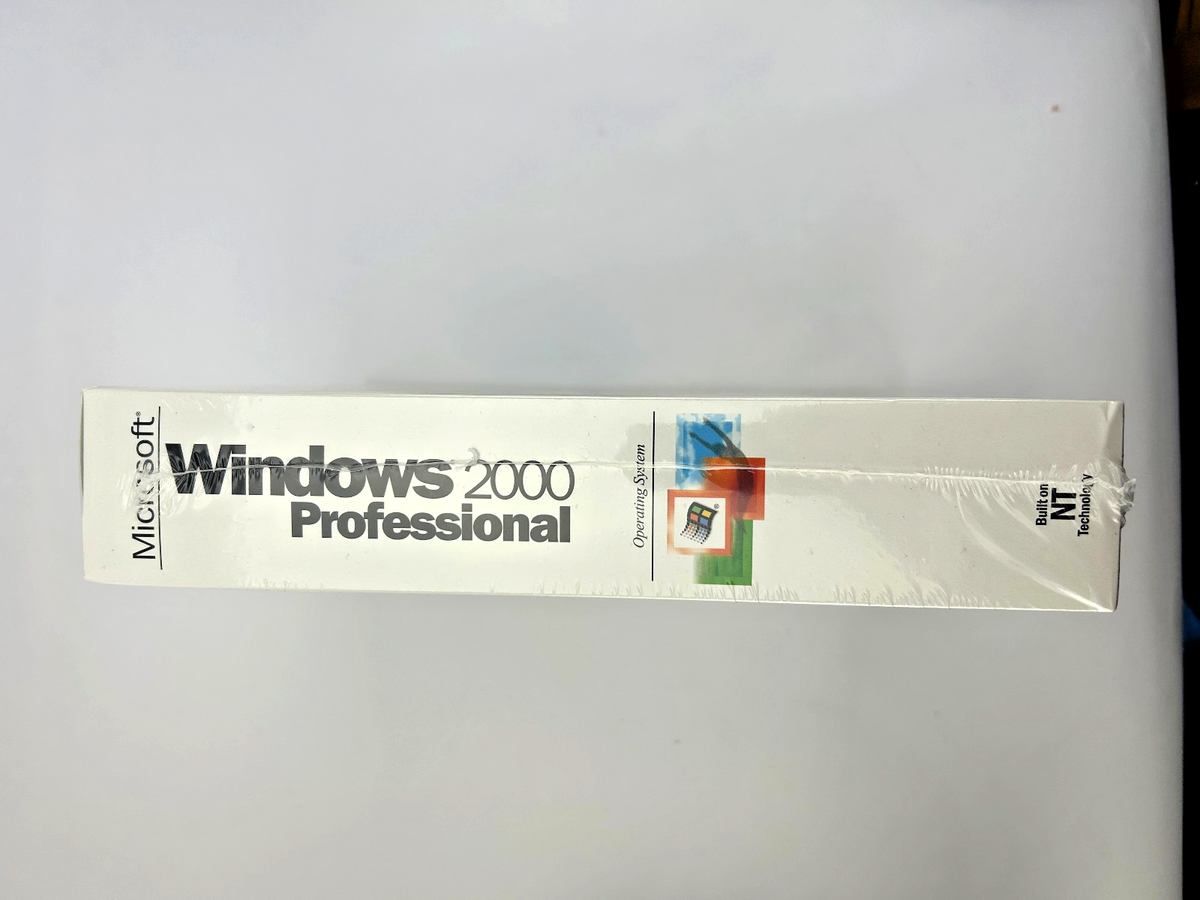 Microsoft Windows 2000 Professional. Full Retail Sealed. New. | eBay