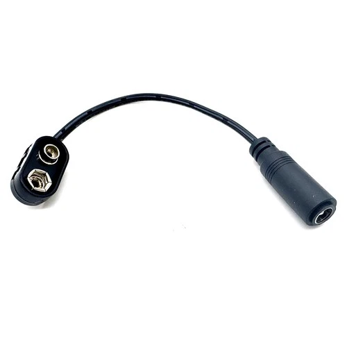 9V Battery Power 5.5mm x 2.1mm Female Snap Reverse Polarity Cable Guitar Pedal