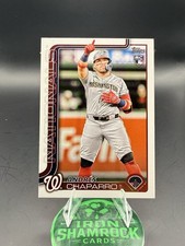 Andres Chaparro Rookie RC 2025 Topps Series 1 Card #167 Washington Nationals