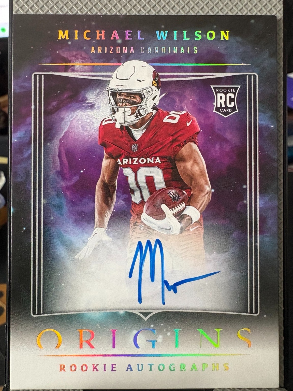 Michael Wilson Panini Origins Rookie Autographs #RAMWI Base