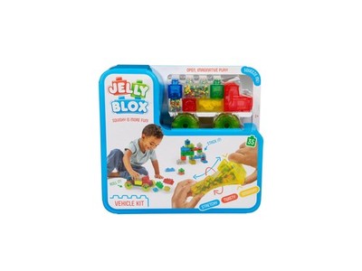 JELLY BLOX - Vehicle Kit, bouwspeelgoed vanaf 2 jaar, met 35 sensori (US IMPORT)