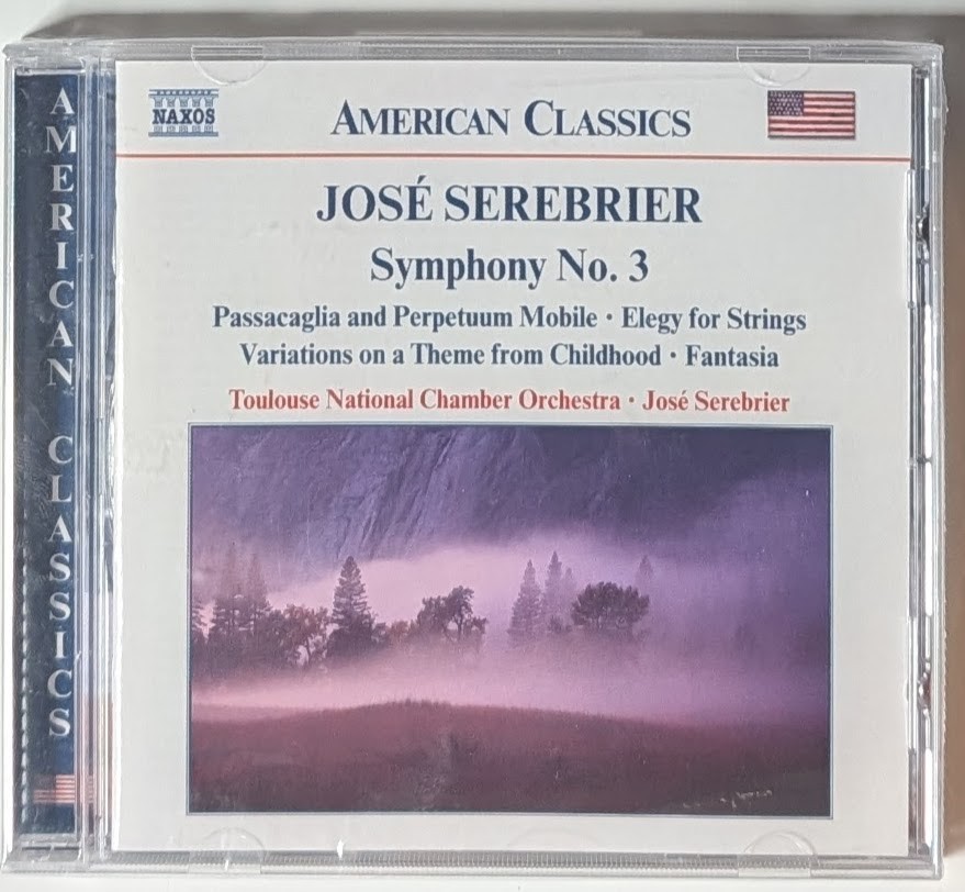 José Serebrier – Symphony No.3 CD Naxos New Sealed Cracked Case
