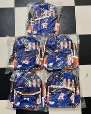Lot Of 5 Houston Astros Mini Backpack Brand New Officially Licensed MLB