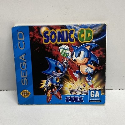 Sonic CD Sega CD Not For Resale Disc & Case For Parts or Not Working