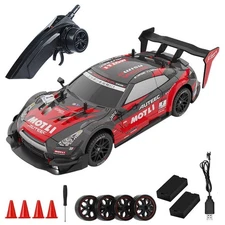 RC Drift Car, 1:14 Scale Remote Control Car, 4WD 40KM/H High Speed RC Racing ...