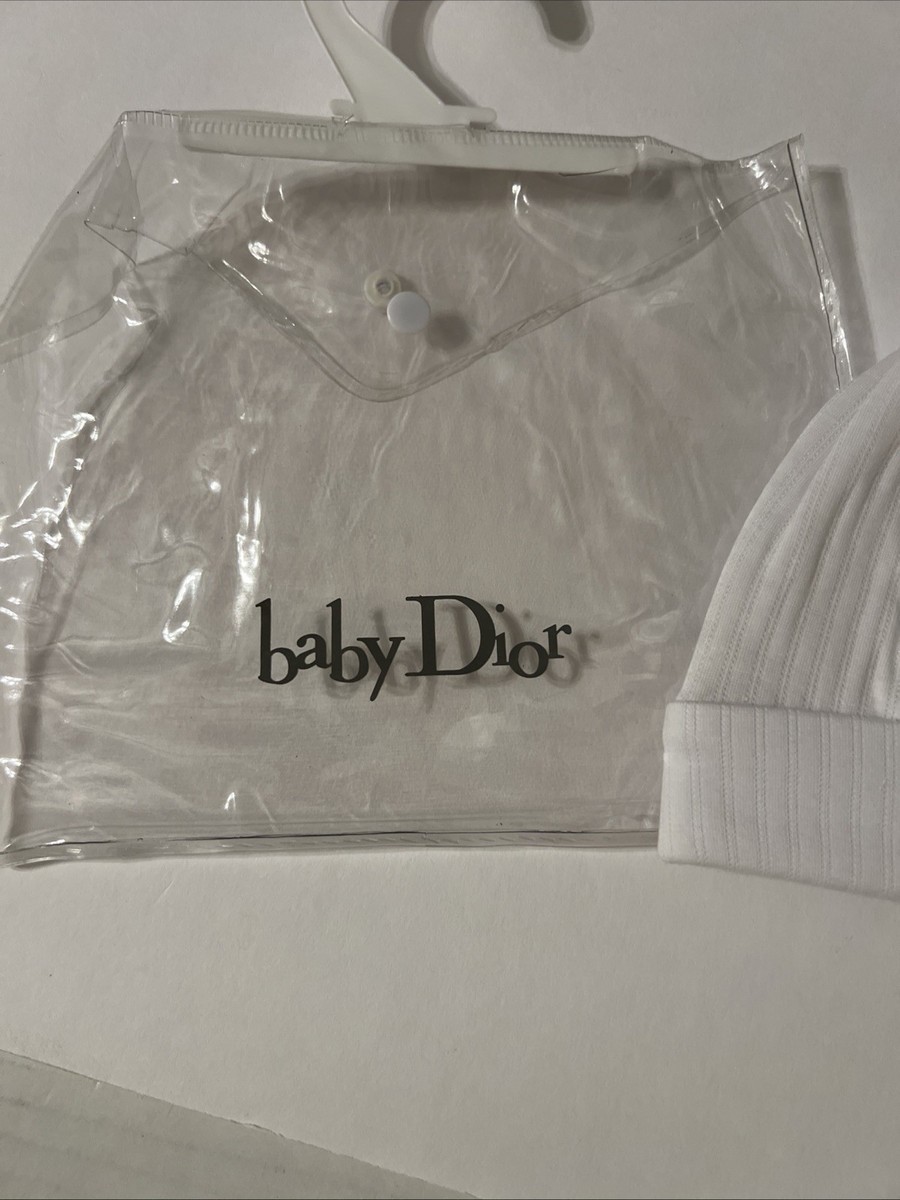 Baby Dior Newborn Beanie/Hat With Embroidered CD ON FRONT | eBay