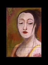 IMPRESSIONIST A Lady ~ Love Lost = Original OIL PAINTING = Cathy Peterson = 2012
