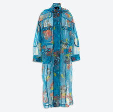 Adidas Original X Ivy Park Floral Print Organza Jacket - Xs